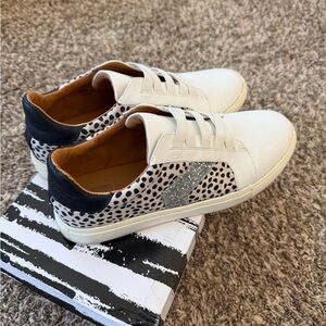 DV Dolce Vita Dot Print Women's Sneakers with Glitter Accent